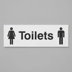 Toilets - Male & Female Symbol