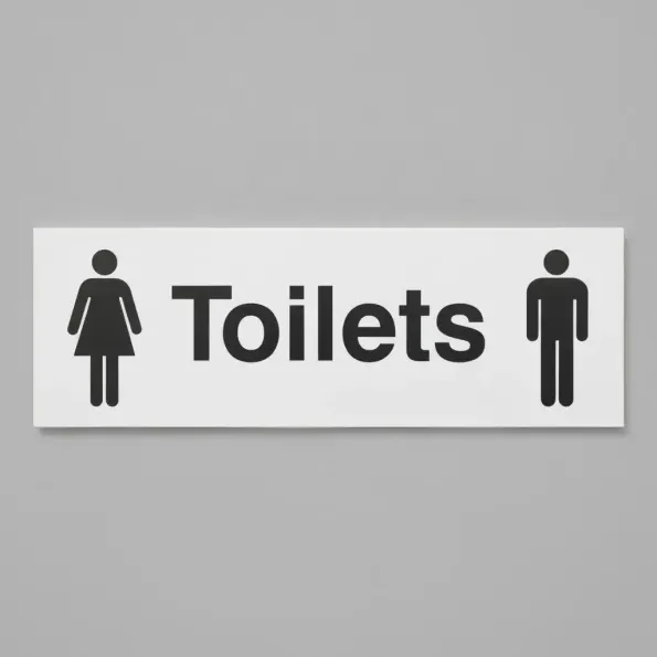 Toilets - Male & Female Symbol