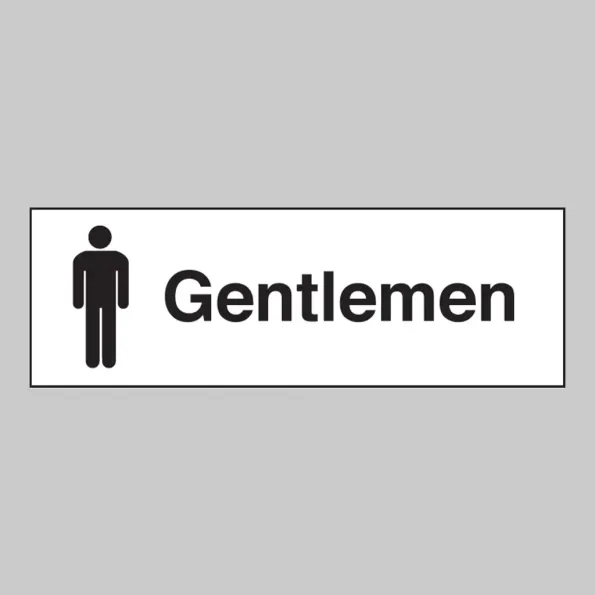 Gentlemen (Male Symbol) Gentlemen (Male Symbol)