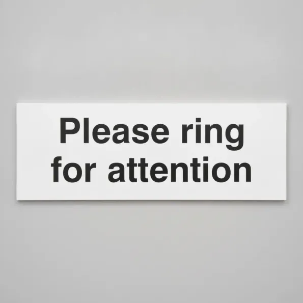 Please Ring for Attention Please Ring for Attention