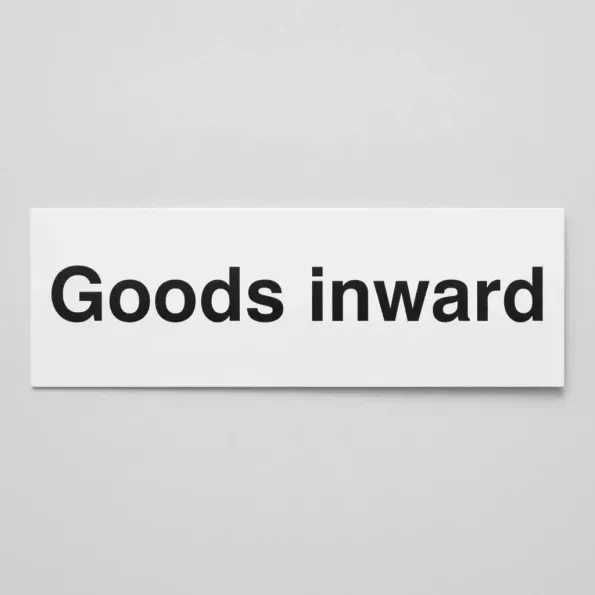 Goods Inwards Goods Inwards