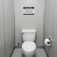 Please Leave Lavatory Clean for the Next User Please Leave Lavatory Clean for the Next User