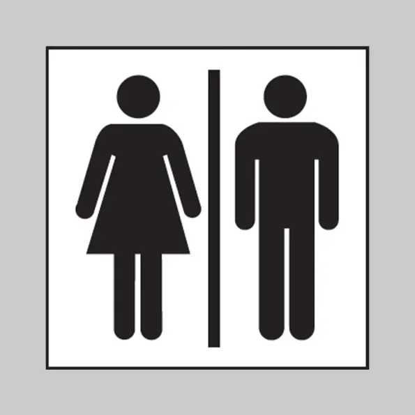 Unisex Toilet Symbol Unisex Toilet Symbol