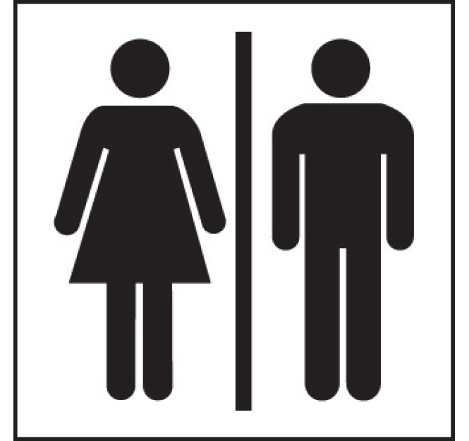 Unisex Toilet Symbol
