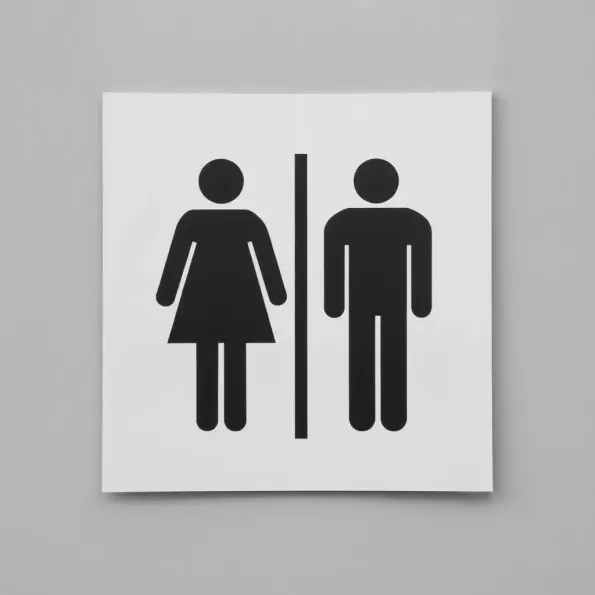 Unisex Toilet Symbol Unisex Toilet Symbol