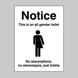 This is an All Gender Toilet