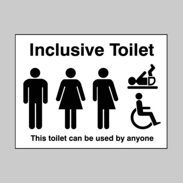 Inclusive Toilet This Toilet Can be Used by anyone Inclusive Toilet This Toilet Can be Used by anyone