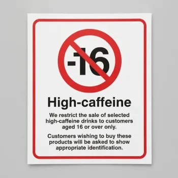 We Restrict the Sale of High Caffeine We Restrict the Sale of High Caffeine