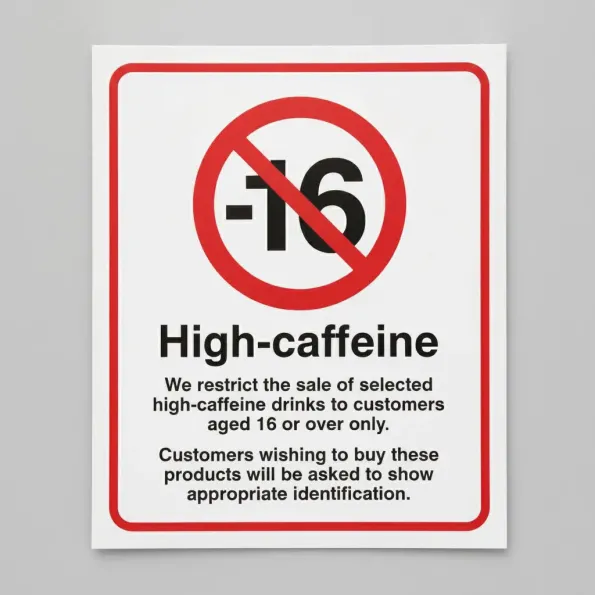 We Restrict the Sale of High Caffeine We Restrict the Sale of High Caffeine