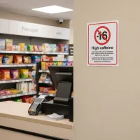 We Restrict the Sale of High Caffeine