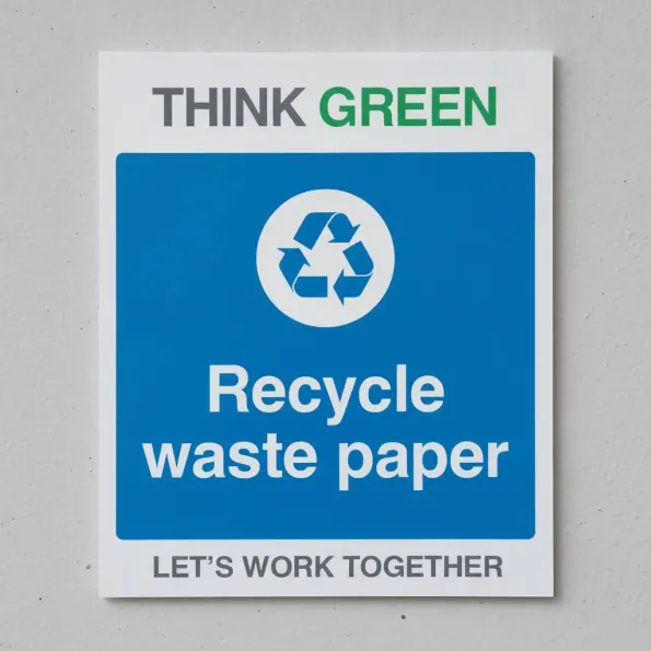 Think Green - Recycle Waste Paper