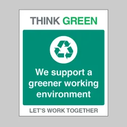 Think Green - We Support Greener Working