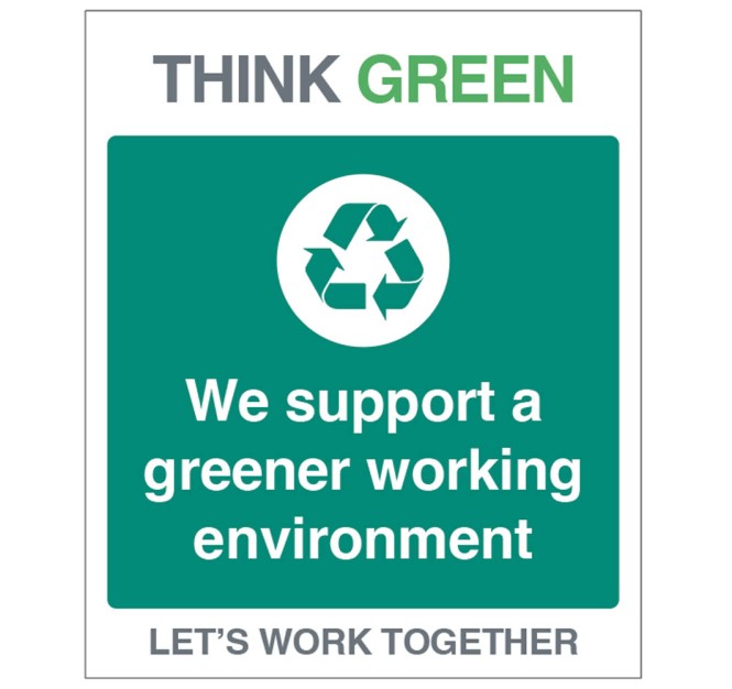 Think Green - We Support Greener Working