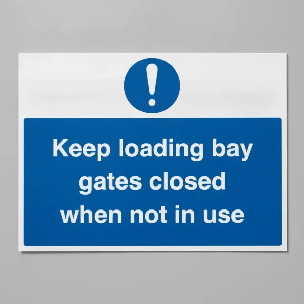 Keep Loading Bay Gates Closed