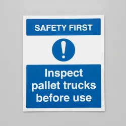 Safety First - Inspect Pallet Trucks before use