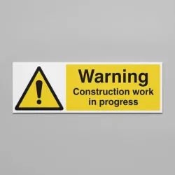 Warning - Construction Work in Progress Warning - Construction Work in Progress