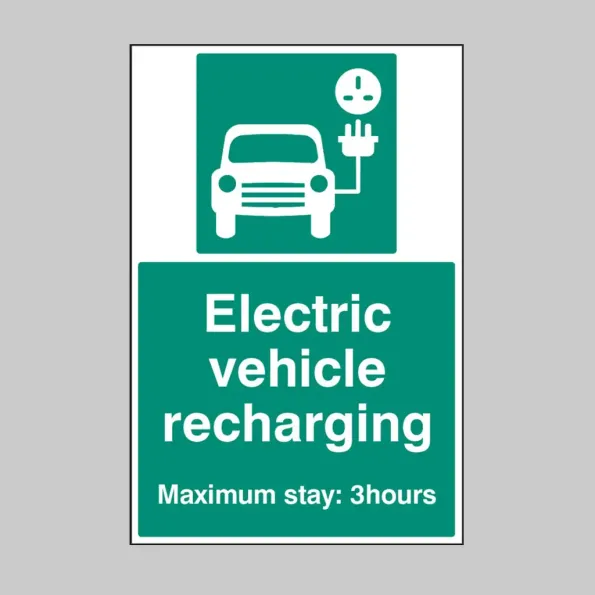 Electric Vehicle Recharging - Maximum Stay 3 Hours Electric Vehicle Recharging - Maximum Stay 3 Hours