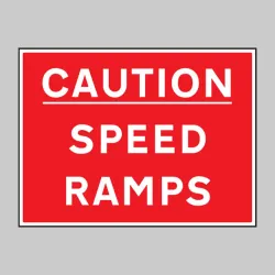Caution - Speed Ramps