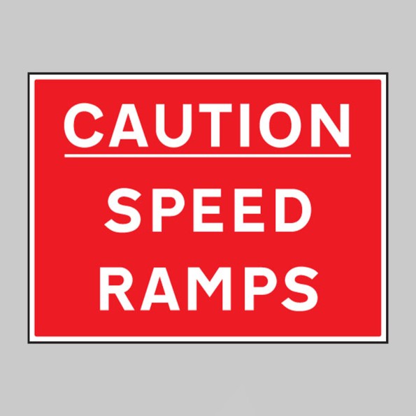 Caution - Speed Ramps