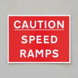 Caution - Speed Ramps