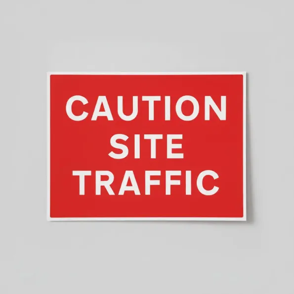 Caution - Site Traffic