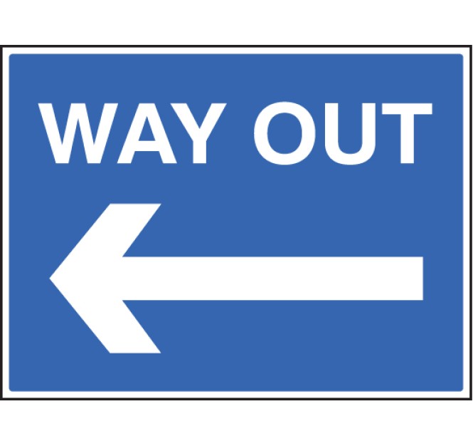 Way Out - Arrow Left
