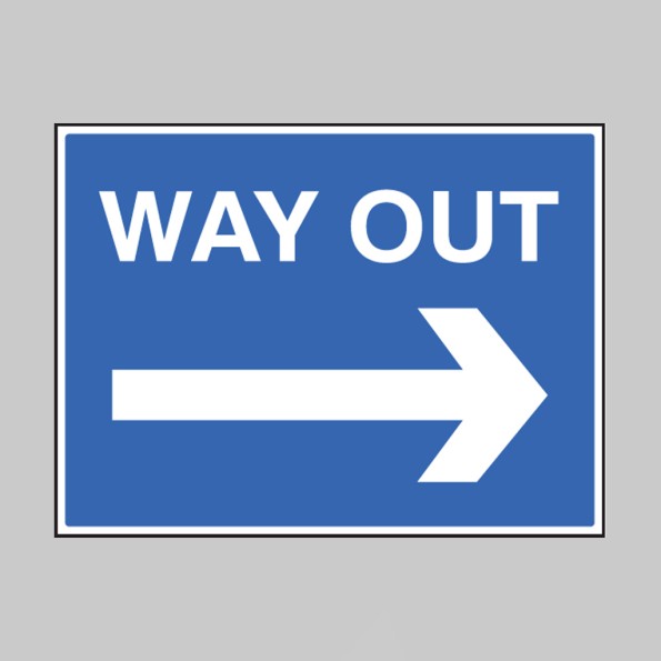 Way Out - Arrow Right