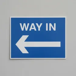 Way in - Arrow Left Way in - Arrow Left