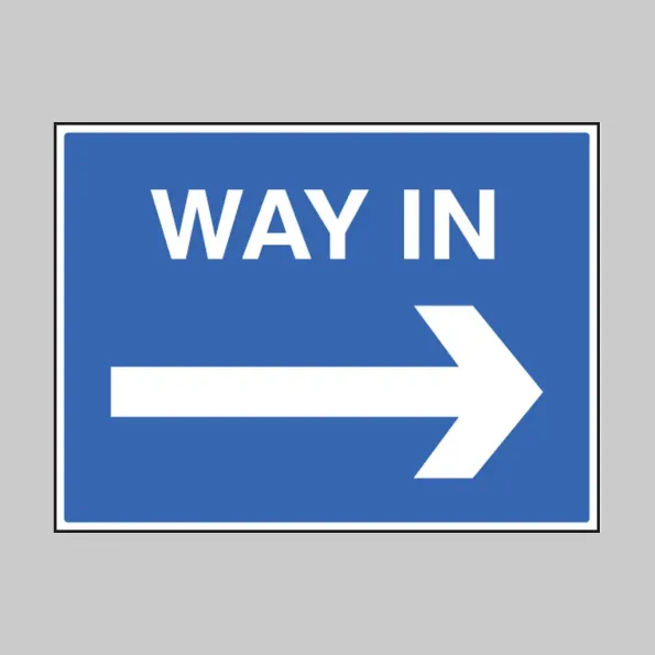 Way in - Arrow Right Way in - Arrow Right