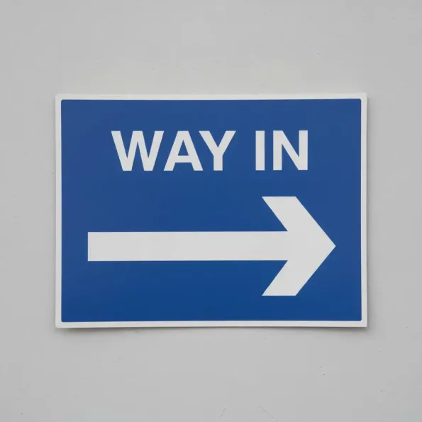 Way in - Arrow Right Way in - Arrow Right