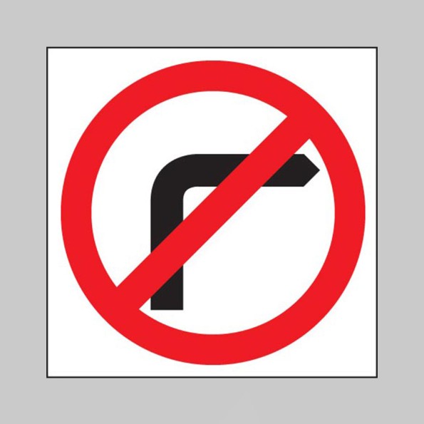 No Right Turn