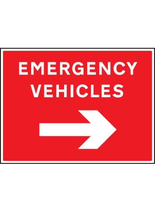 Emergency Vehicles Arrow Right