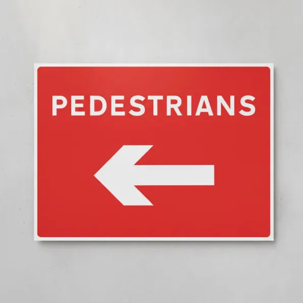 Pedestrians - Arrow Left Pedestrians - Arrow Left