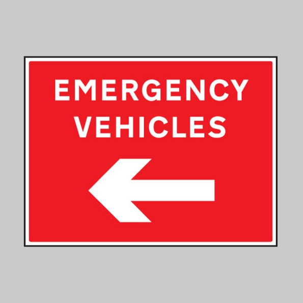 Emergency Vehicles - Arrow Left