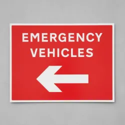 Emergency Vehicles - Arrow Left Emergency Vehicles - Arrow Left