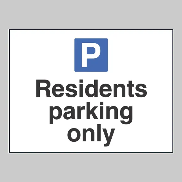 Residents Parking Only Residents Parking Only