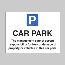 Car Park Disclaimer