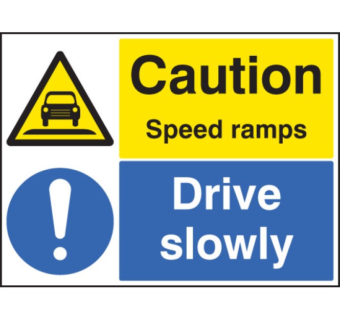 Caution - Speed Ramps - Drive Slowly
