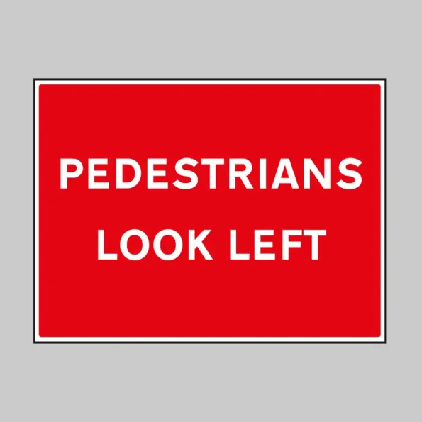 Pedestrians Look Left