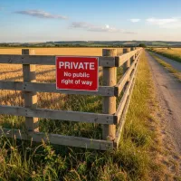 Private - No Public Right of Way