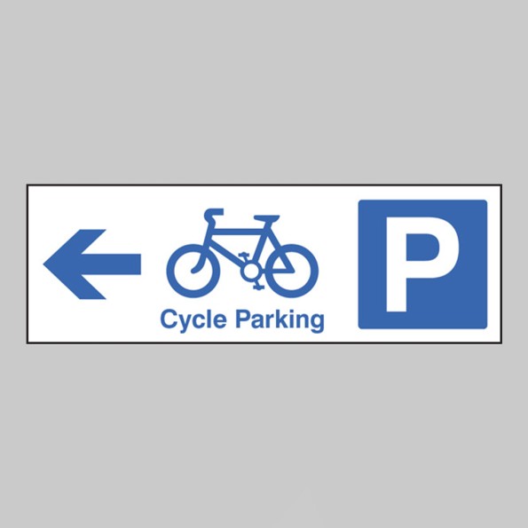 Bicycle Parking - Arrow Left