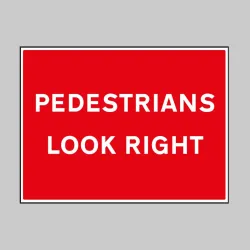 Pedestrians Look Right