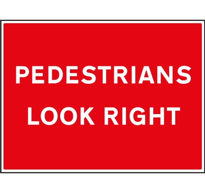Pedestrians Look Right