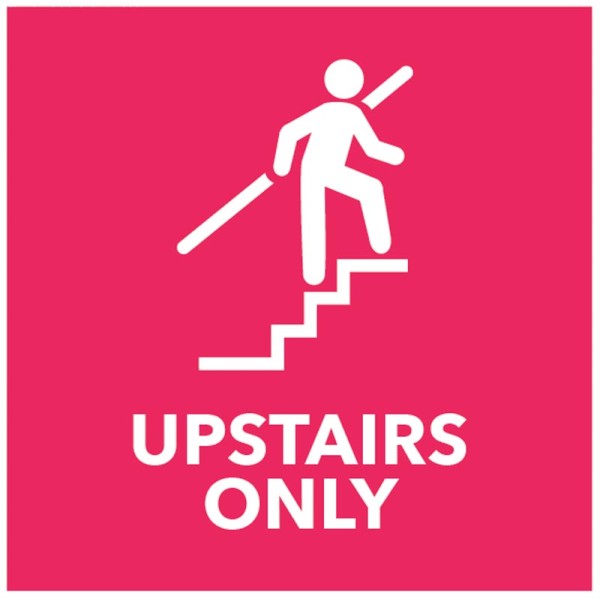 Upstairs Only - Red Floor Graphic