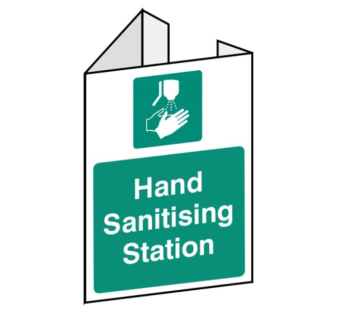 Hand Sanitising Station - Projecting Sign