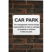 Car Park Disclaimer