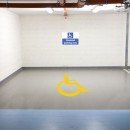 Disabled Parking Only with Frame - 600 x 450mm