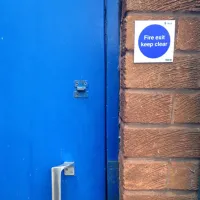 Fire Exit Keep Clear Fire Exit Keep Clear