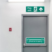 Fire Exit - Up / Straight On
