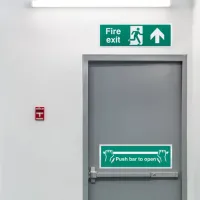 Fire Exit - Up / Straight On Fire Exit - Up / Straight On